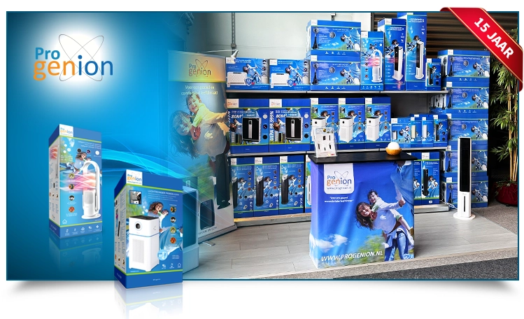 Progenion Luchtreinigers bestaat 15 jaar Progenion Luchtreinigers bestaat 15 jaar