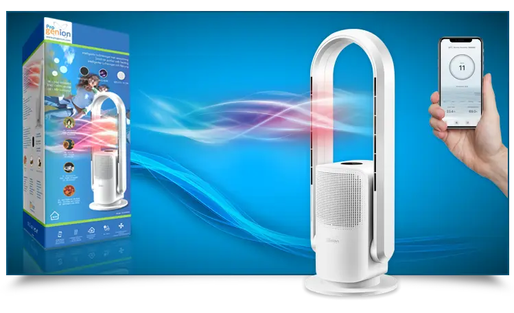 Luchtreinigers met verwarming in de winter