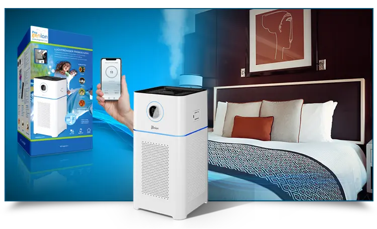 Luchtreinigers in en voor hotels Luchtreinigers in en voor hotels