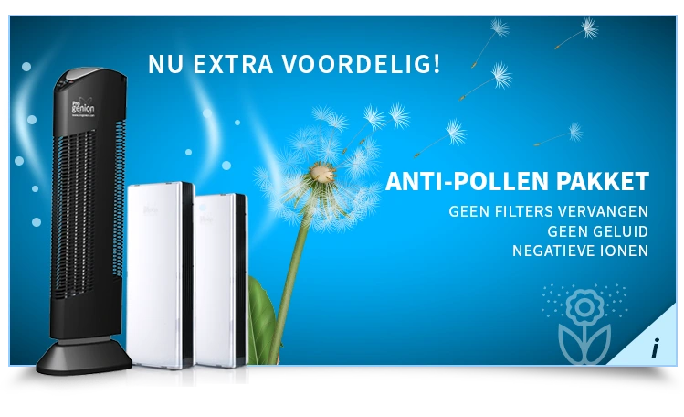 Anti allergie luchtreinigers. Tegen pollen