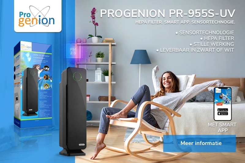 HEPA luchtreiniger met sensortechnologie