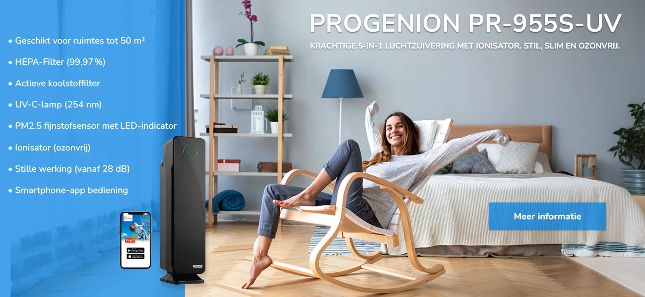 Luchtreiniger PR-955S UV met ionisator smart